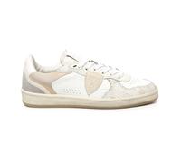 White Trainers with Suede Details, female, Philippe Model, Sneakers, White, 3 UK, Shoes 3 UK