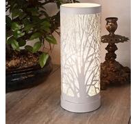 White tree aroma heat lamp, oil burner, wax melter, diffuser lamp with white tree Design
