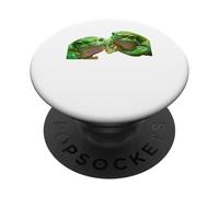 White Tree Frog Litoria Caerulea Green Cute Amphibian PopSockets Adhesive PopGrip