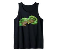 White Tree Frog Litoria Caerulea Green Cute Amphibian Tank Top