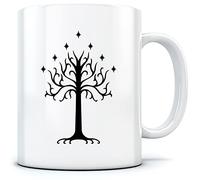 White Tree of Gondor - Mug for Tea Coffee - Fantasy Story Movie TV Show One Size White