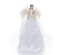 White Tree Top Angel with wings 23cm - New for Christmas 2016