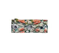 White Tropical Fish All-over printed baby bow headband matches any outfit for babies, toddlers and kids