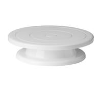 White Turntable Stand, Modern Turntable Stand, Desserts and Cake Stand, Stylish Revolving Cake Turntable