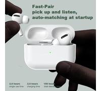 (White) TWS Earphones Pop Up Earbuds In-ear Sensor Bluetooth Earphones Touch Control Headset