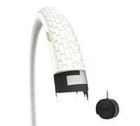 White Tyre 20 x 1.95 cm (50-406) + Rubber Tyre for Bike BMX Free Style Bicycle for Children
