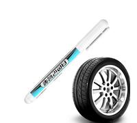 White tyre colour, white paint marker, weather resistant, quick dry pen | reflection on the reflective tyre marker, resident weather, reflection of the