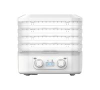 (White, UK) 5-Tier Food Dryer Machine, Candy & Snack Dehydrator
