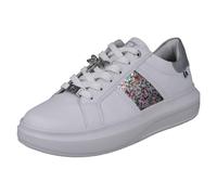 (White, UK 6.5) Ladies Rieker Revolution Stone Chip Panel Platform Trainers W1202