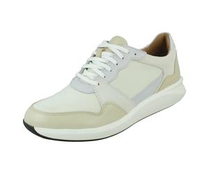 (White, UK 8) Ladies Clarks Slip On Casual Shoes Un Rio Step - D Fit