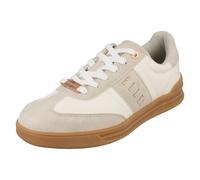 Ladies Elle Sport Lace Up Gum Sole Comfy Trainers F7443 - White Synthetic - UK Size 8 - EU Size 41 - US Size 10