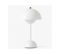 (White, UK plug) Flower Bud Led Table Lamp Night Light Mushroom Table Lamps Nordic Bedside Wedding Room Desk Simple Decoration Bedroom Modern