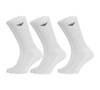 Emporio Armani Underwear Men's 3-Pack Medium Socks Sporty Terrycloth, White, TU, One Size