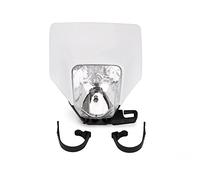 White Universal 12V/35W Motorbike Halogen Headlight Head Lamp