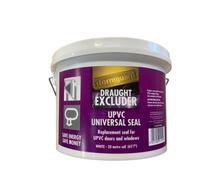 White Universal Upvc Door & Window Seal 20Mtr