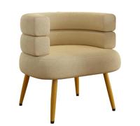 White Upholstered Makeup Chair with Backrest - Stylish Bedroom Stool for Dressing Room & Living Room Comfortable Padded Seat Elegant Accent Furniture