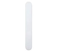 White uPVC Door Handle Blank Plate French Doors Blanking Handle PVC 210mm Screw Centres