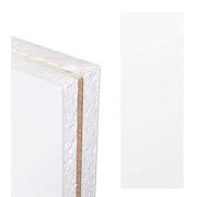 White UPVC Flat Door Panel MDF Reinforced (W: 1500mm x H: 750mm x D: 20mm) 20mm Thick Plastic