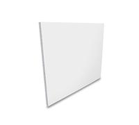 White UPVC Flat Door Panel (W: 750mm x H: 750mm x D: 28mm) 28mm Thick Plastic Half Foam Filled