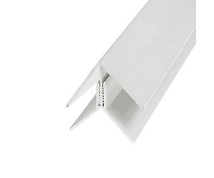 White - UPVC Shiplap Cladding 45mm 2 Part 90? Angle Trim