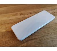 White UPVC Window Board/Cill Cover 1.25m Long 9mm Thick Including End Cap Plastic Window Sill Capping (Short end Cap Pair)