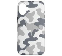 White Urban Camo Design | Modern Gray Military Allover Look Case for iPhone 16 Plus