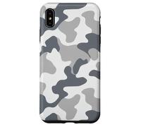 White Urban Camo Design | Modern Gray Military Allover Look Case for iPhone XS Max