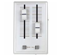 (White&US Plug) Audio Sound Mixer Mini Pocket Mixer Mini Mobile Phone Mixer 3.5mm Interfaces with Power Adapter