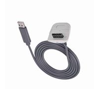 White USB Cable for Xbox 360 Controller - Fast Charge While Playing