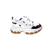 White Vegan Trainers with Peony Logo - female - Guess - Sneakers - White - 7 UK - Shoes 7 UK