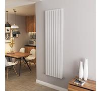White Vertical Radiator Double Column Flat Panel Central Heating Radiators 1800 * 544mm
