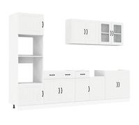Kitchen Cabinet Set 7 Piece Cupboard Storage Cabinet Engineered Wood vidaXL