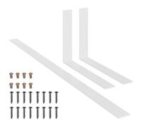 (white) vidaXL Backrest for Pallet Sofa Iron Sofa Accessory Multi Colours 110/70 cm