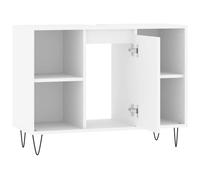 Vidaxl Bathroom Cabinet White 80X33X60 Cm Engineered Wood, White