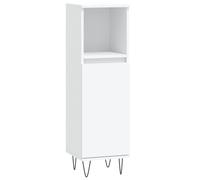 (white) vidaXL Bathroom Cabinet Vanity Unit Storage Cabinet Cupboard Engineered Wood