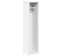 (white) vidaXL Bathroom Cabinet with Roll Holder Storage Unit Vanity Unit