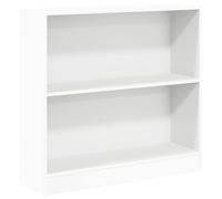 (white) vidaXL Book Cabinet Display Rack Bookshelf Storage Shelf Rack Engineered Wood