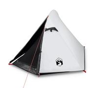 (white) vidaXL Camping Tent 2 Persons Outdoor Hiking Portable Dome Tent Waterproof