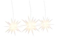 (white) vidaXL Christmas Light with LEDs Xmas Ceiling Lights Display 3 pcs Foldable
