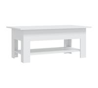 vidaXL Coffee Table White 102x55x42 cm Engineered Wood, White