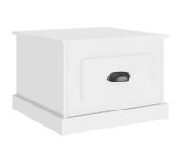 (white) vidaXL Coffee Table Dining Table Sofa Side Dinner End Table Engineered Wood