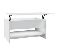(white) vidaXL Coffee Table Engineered Wood Couch Centre Accent Table Multi Colours