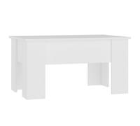 (white) vidaXL Coffee Table Engineered Wood Couch Tea Accent End Table Multi Colours