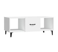 (White) vidaXL Coffee Table Engineered Wood Indoor Side Accent End Table Multi Colours