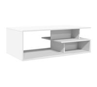(white) vidaXL Coffee Table Hall End Table Accent Side Table Black Engineered Wood