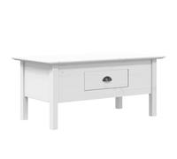 (white) vidaXL Coffee Table Hall Side Table End Table Telephone Table Solid Wood Pine