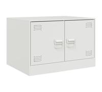 vidaXL Coffee Table White 67x50x44 cm Steel, White