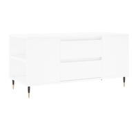 (white) vidaXL Coffee Table Side Table End Accent Telephone Sofa Table Engineered Wood