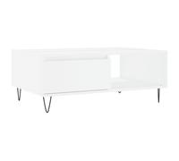 vidaXL Coffee Table White 90x60x35 cm Engineered Wood, White