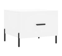 vidaXL Coffee Table White 50x50x40 cm Engineered Wood